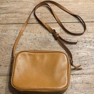 Mark & Graham Essential Crossbody – Tan Leather (No Monogram)